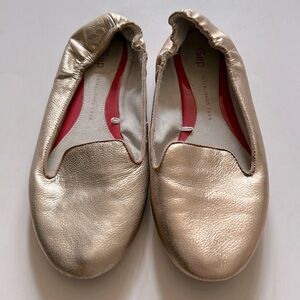 Gap Rose Gold Leather Leather Loafers Size 7